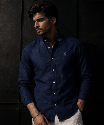 Premium Navy Blue Oxford Shirt